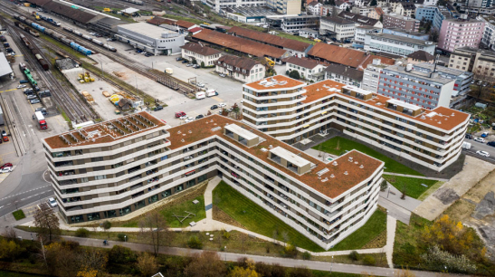 Biel, Wohnüberbauung Schwanengasse Baufeld A+B (Schüsspark)