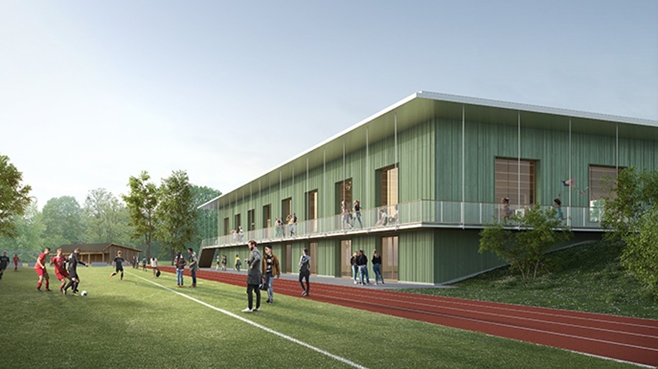 Mehrzweckgebäude (Visualisierung)