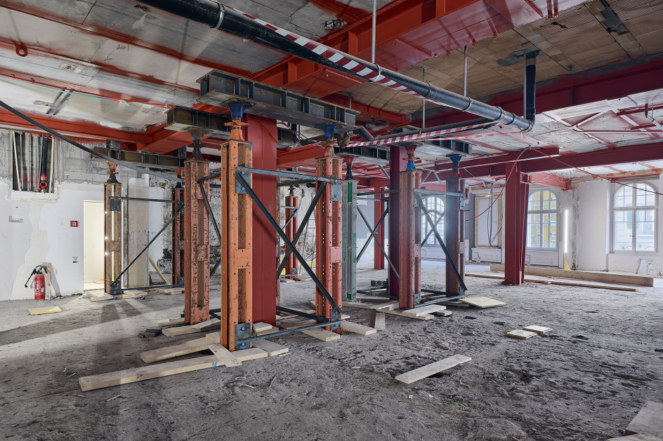 Spriessung Tragwerk