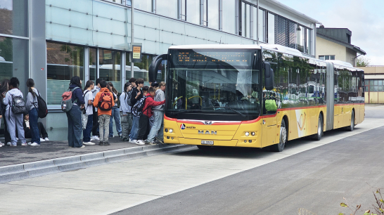 Neuendorf, Testbetrieb Bus
