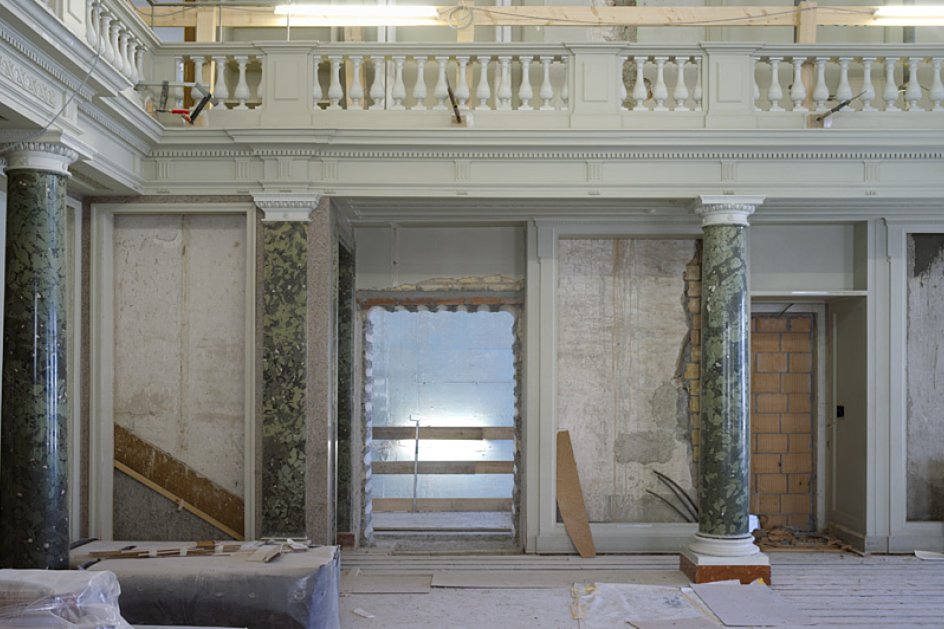 Schultheissensaal Bauzustand / © Marco Schibig und Burgerbibliothek Bern