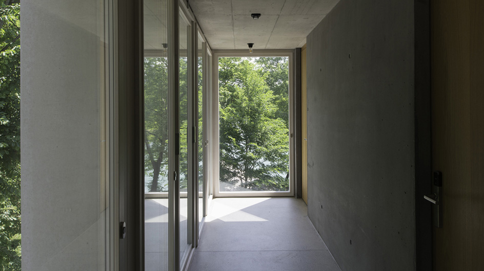 Korridor im Neubau