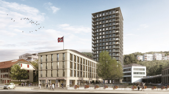 Biel, Überbauung Taubenloch, Tiefbau